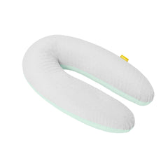 Badabulle Pernă de alăptare și pernă de sarcină pufoasă, 150 cm, include husă, formă ergonomică Accesorii Hrana si Alaptare Bebe Naty Shop Fluffy