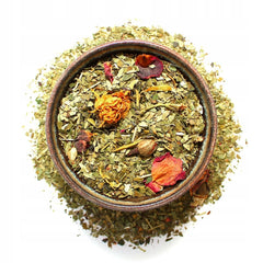 Yerba LAS FLORES 1 kg ● Ceai Yerba Mate cu piersici braziliene ● Iasomie ● Ceai Mate din frunze de mate ● Arome naturale ● Ceai Yebra Mate cu guarana 50 g ● Ceai Yerba Mate cu frunze întregi 1050 g ● Vegan