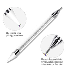 ANGNYA 4000 Stück Strasssteine Nägel Nail Art Strasssteine Dekorationen Nagelsteine Für Nail Art Zubehör Und Klare Kristall Strasssteine Handwerk Mit Pick up Pinzette Und Strass Picker Dotting Pen…
