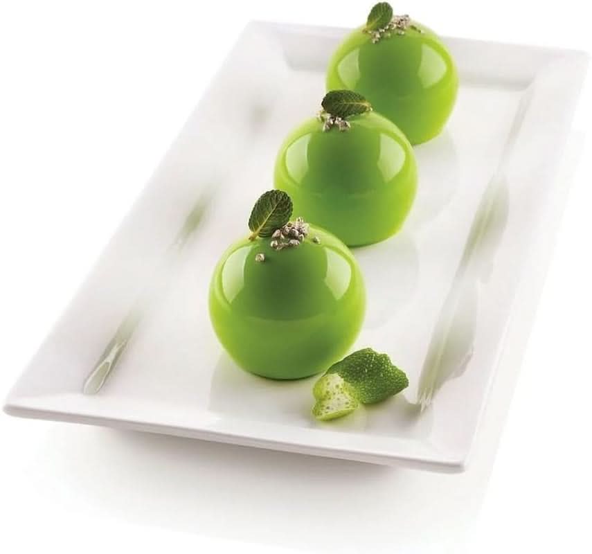 Silikomart, Formă pentru prăjiturele Tartufo de silicon, 8 Monoportii, Ø 62 H 52 mm Bucatarie Naty Shop Dolce Tartufo