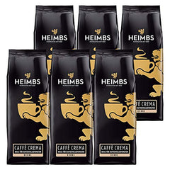 Caffè Crema pentru aparate de cafea complet automate, boabe întregi de 250 g, pachet de 6