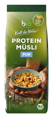 Muesli proteic pur Biozentrale - 375g - Organic cu miere - Ca cereale pentru micul dejun sau ca gustare