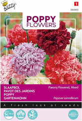 Flori de Mac Buzzy Mac Paeoniflorum Gef. Mix.