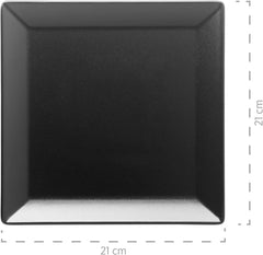 MÄSER Manhattan City, serviciu de masă pe porțelan Pentru 6 persoane, negru Seturi vesela masa Naty Shop