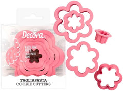 0255313 Set de 6 tăietoare pentru flori 1,5 2,5 3,5 5 6,5 8 Î 2,2 cm, asortate