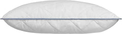 Pernă Irisette Body Contour 80X80 Cm cu husă detașabilă din microfibră moale, lavabilă până la 60°C, alb/albastru, certificată Oeko-Tex, produsă conform standardului de calitate german Perne standard Naty Shop