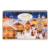 Ciocolată Lindt | Cutie de praline de Crăciun | 200g | Praline de Crăciun asortate acoperite cu cea mai fină ciocolată cu lapte | Cadou de ciocolată pentru Crăciun