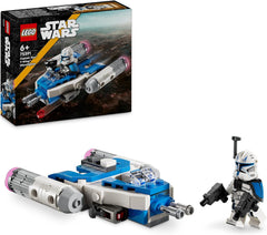 LEGO Star Wars Căpitanul Rex Y-Wing Microfighter, cărămizi construibile pentru nave stelare de colecționat, idee de cadou pentru băieți și fete cu vârsta de 6+ 75391 Seturi de constructie Besuche den LEGO-Store Titlu implicit