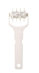 Rolă de aluat HENDI, tăietor de aluat, tăietor cu grilaj pentru aluat, pentru blaturi umede de prăjituri și aluat de patiserie, precum și aluat de pizza, 77x210mm, polipropilenă