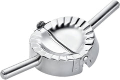 Formă pentru ravioli Küchenprofi 0803512800, mini, rotundă, oțel inoxidabil, argintie, 8 x 8 x 15 cm