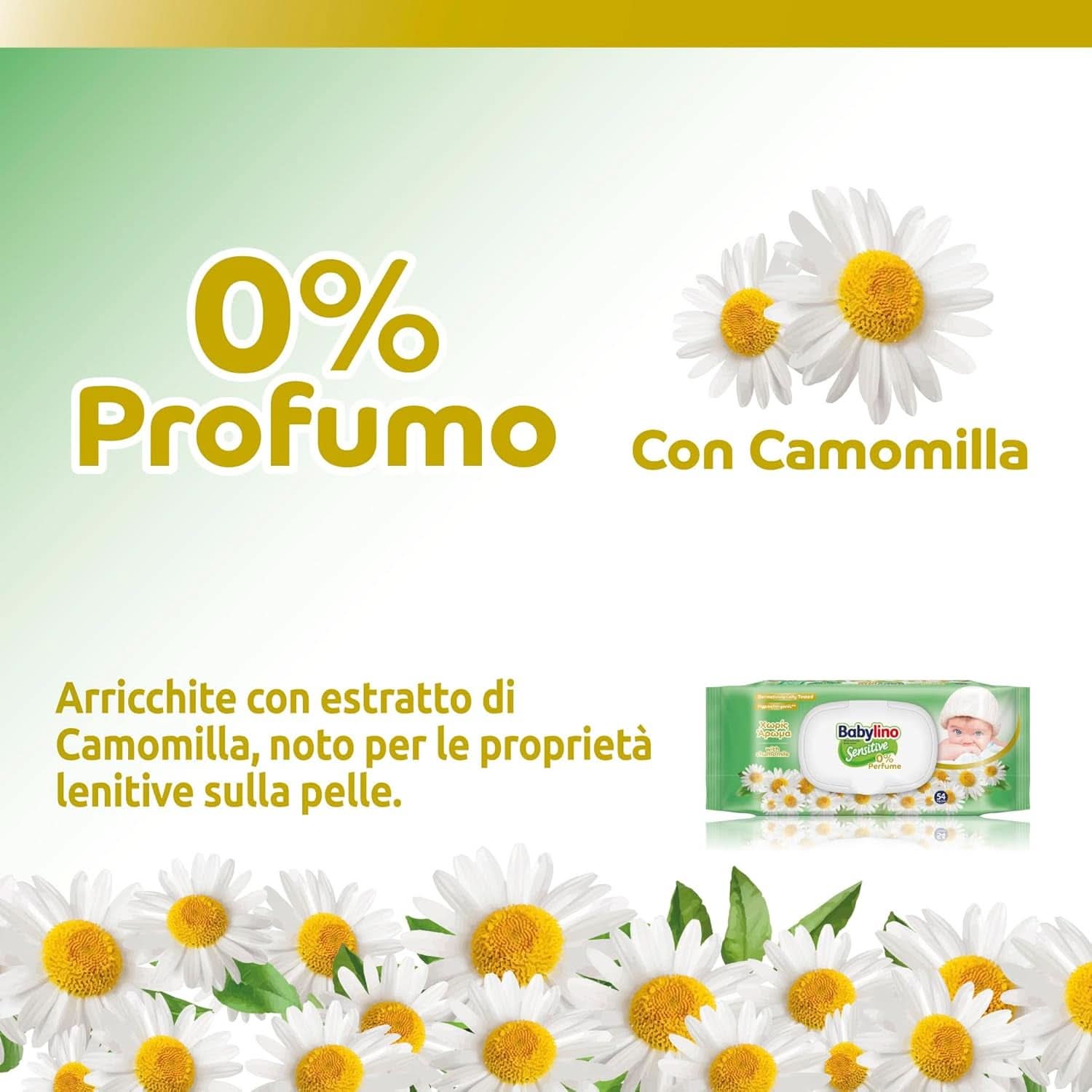 Șervețele pentru copii sensibili Babylino Sensitive, 0% parfum, 98% formulă naturală care restabilește valoarea pH-ului pielii Servetele Umede Bebelusi Naty Shop