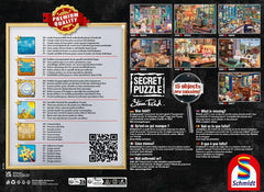 Schmidt Spiele 59920 La birou, 1000 piese Puzzle secret Puzzle Naty Shop