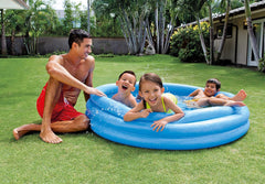Intex 58426NP - Piscină gonflabilă Crystal Blue, Vinil, Albastră, 147x33 cm