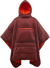 Therm-A-Rest Unisex Honcho Poncho Pătură cu glugă purtabilă Pătură cu glugă purtabilă Paturi si Cuverturi Therm-a-Rest Roșu/outing, monocolor (Getaway Solids) O mărime