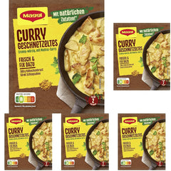 MAGGI Fix für Curry Geschnetzeltes, Würzmischung, mit natürlichen Zutaten*, für 2 Portionen, 1er Pack (1 x 41g)