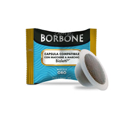 Caffè Borbone Gold-Kaffeemischung - 50 Kapseln - Kompatibel mit Kaffeemaschinen der Marke Bialetti®*