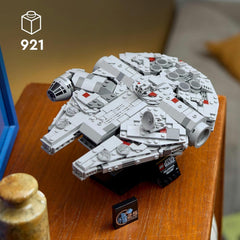 LEGO Star Wars Millennium Falcon, set aniversar 25 de ani pentru adulți, navă construibilă, piesă de colecție din "O nouă speranță", kit model navă spațială, cadouri pentru bărbați, femei 75375 Seturi de constructie Besuche den LEGO-Store