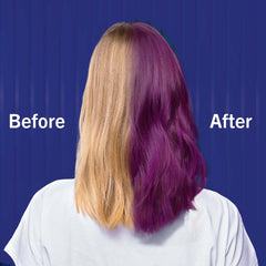 Mască de păr Live Color & Care, 5 minute de spălare, îmbunătățire temporară a culorii, durează până la 6 spălări - Velvet Plum, 150 ml Vopsea pentru par Naty Shop