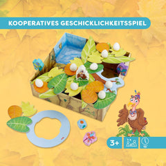 HABA Vai de mine, Doamnă Vultur! – Joc captivant de dexteritate din lemn, construirea cuibului, pentru copii de la 3 ani în sus – 2011720001