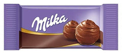 Milka Naps Mix – Mini pătrățele de ciocolată în 4 sortimente: Lapte Alpin, Căpșuni, Alune, Cremă de Cacao – 1 x 1kg
