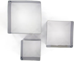 Formă de biscuiți pătrată Fackelmann, oțel, argintie