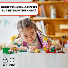 LEGO Super Mario Adventures With Interactive Peach, Playset pentru copii cu Yellow Toad, cadou Nintendo pentru băieți, fete și toți jucătorii de la 6 ani 71441 Seturi de constructie Besuche den LEGO-Store