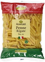 Paste organice Penne Rigate, 500g