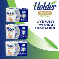 Scutece unisex de unică folosință pentru adulți, impermeabile, absorbante, laterale elastice și respirabile, strat dublu super absorbant, indicator de umiditate, protecție dermatologică de 5 stele, mediu