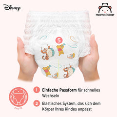 Marcă Amazon: Scutece Mama Bear Disney, mărimea 5 (12-17 kg) - Cutie lunară, alb, 140 bucăți (2 pachete a câte 70)
