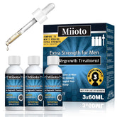 Miioto Hair Growth Serum, 180 ML Produs de creștere a părului pentru bărbați, ser de păr pentru creșterea părului, îngrijirea scalpului Promovează părul mai gros Hrănește scalpul și previne căderea părului Ingrijirea parului Naty Shop Titlu implicit