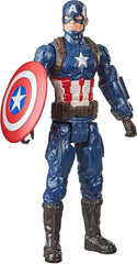 Marvel Avengers Titan Hero Series Captain America, figurină de acțiune înaltă de 30 cm, jucărie pentru copii cu vârsta de peste 4 ani Action figures Naty Shop Căpitanul America