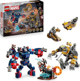 LEGO ǀ Marvel Avengers: Endgame Thor vs. Chitauri Bauset - Superhelden Action mit dem Iron Patriot Mech und 7 Minifiguren - Geschenk für Jungen und Mädchen ab 8 Jahren - 76322