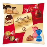 Ciocolată Lindt | Cutie Lindt Moments | 223g | Amestec rafinat din cele mai fine trufe LINDOR, cuburi NUXOR cu gust de nucă și FIORETTO crocant | Cadou de ciocolată