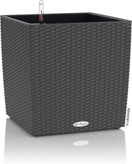 LECHUZA CUBE Cottage 30 granit 15372