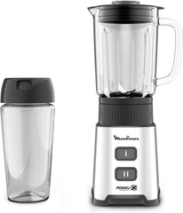 Blender Pulseo LM17GD, 400 W, 4 lame, 700 Ml, Recipient portabil 600 Ml Bucatarie Naty Shop