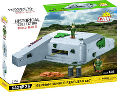 COBI Regelbau 667 - German Bunker, Grau, Grün
