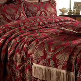 Riva Home Shiraz arunca Paturi si Cuverturi Paoletti Burgundia 130X170Cm