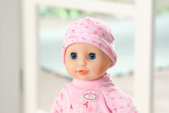Păpușă moale Annabell Little Annabell 36cm, cu corp din pânză și ochi adormiți, 36cm, 709870 Zapf Creation