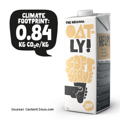 Oatly Soft Serve Mix für die Herstellung von Softeis auf pflanzlicher Basis in der Eismaschine 1L, (6er-Pack)