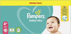 Pampers (versiunea clasica), scutece pentru bebeluși mărimea 4+ (10-15 kg), 100 buc Mama si Copilul Naty Shop
