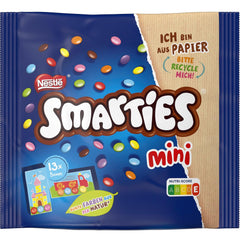 Nestlé SMARTIES Mini, linte mică cu ciocolată cu lapte, ambalată individual, pachet de 16 (16 x 187g)