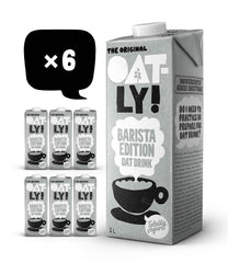 Oatly Barista Haferdrink Barista Edition, Long Life 1 Litre (6er Pack)