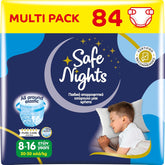 Safe Nights Boy, chiloți de noapte pentru vârste 8-16 ani (30-50 kg), 84 bucăți