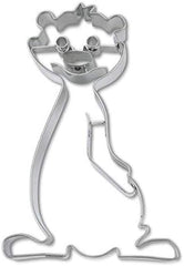 Formă de biscuiți în formă de suricată, aprox. 10,5 cm, argintie