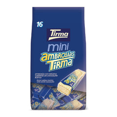 Tirma Mini Napolitane Ciocolată Albă | (16 unități x 13,5g), 216g | Umplutură delicată cu cremă | Non-OMG | Potrivit pentru vegetarieni | Ambalate individual | Gustare la pachet