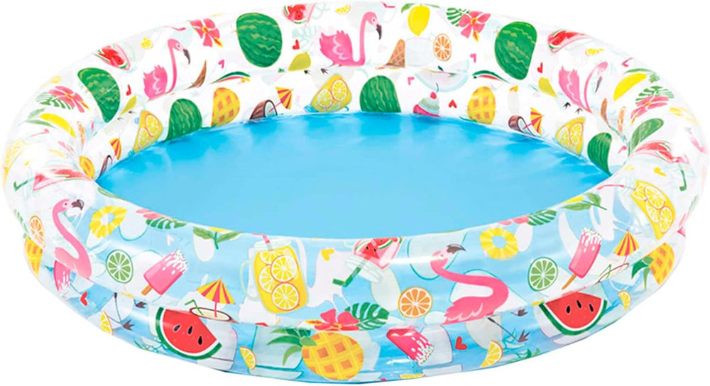 Intex 59421NP - Piscină gonflabilă Just So Fruity, vinil, multicoloră, 122x25 cm
