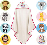 LAYNENBURG Prosop de baie cu glugă Premium Baby, 100% bumbac - Oeko TEX, 80 x 80 cm Mama si Copilul Naty Shop Crem, unicorn