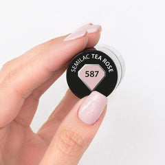 Oja UV Semilac Hybrid 587 Tea Rose 7ml Colecția Fiori