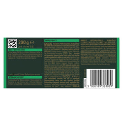 NESTLÉ AFTER EIGHT, pătrățele subțiri de ciocolată neagră cu umplutură de cremă de mentă pentru cunoscători, pachet de 5 (1 x 200g)