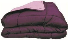 Couette CALGARY Ciocolată/Corail 140 Plapumi si pilote Naty Shop 200X200X1 Cm